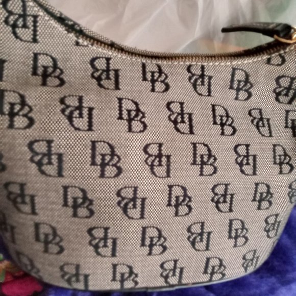 Dooney & Bourke Brown DB intital Vintage Shoulder bag